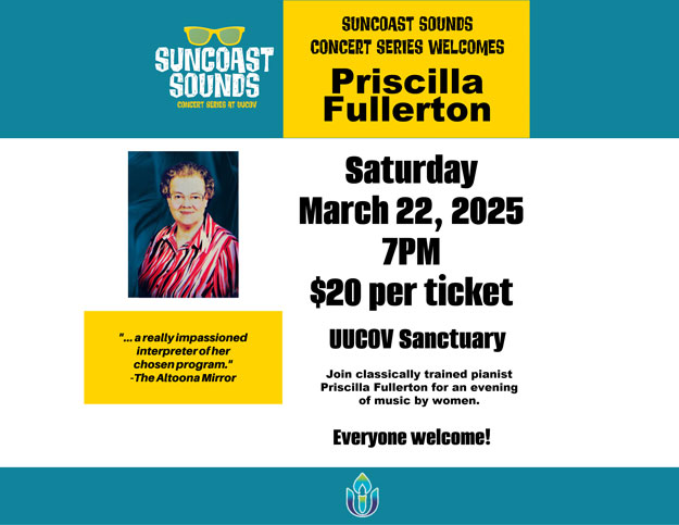 Priscilla Fullerton - Suncoast Sound Concert Series