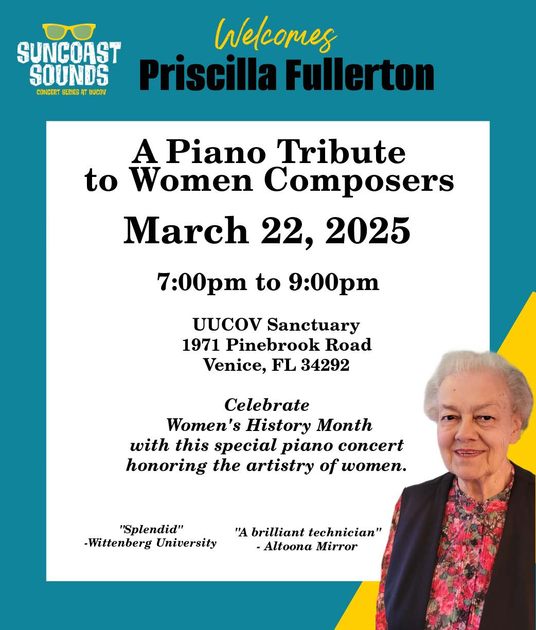 Priscilla Fullerton - Suncoast Sound Concert Series