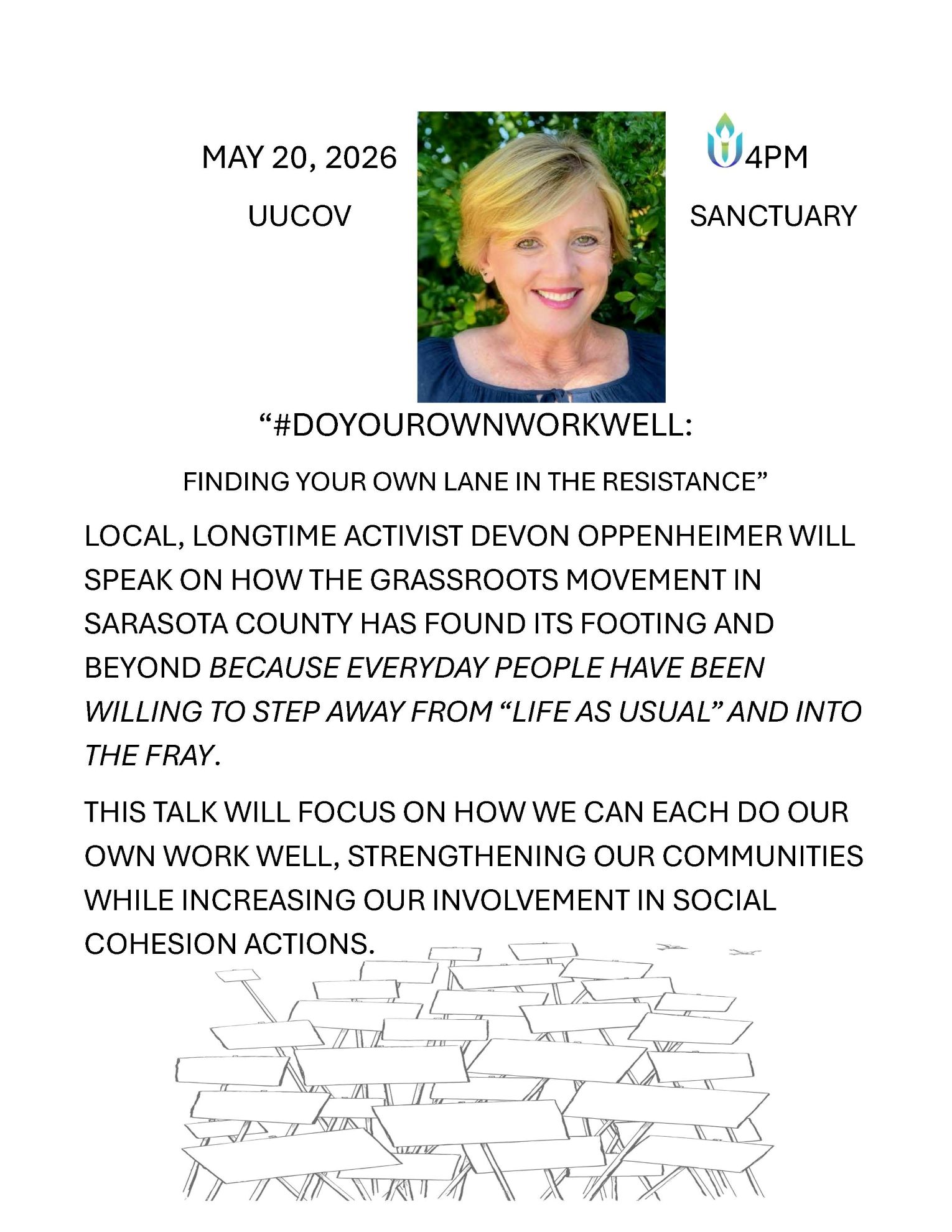 "Finding Your Own Lane in the Resistance" with Devon Oppenheimer