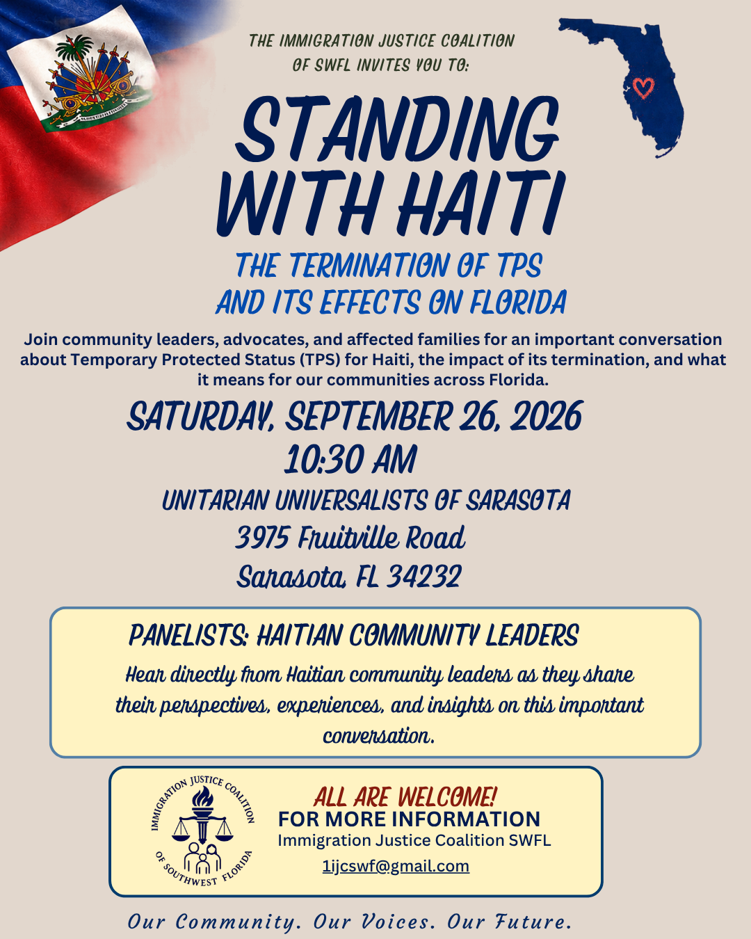 Standing with Haiti